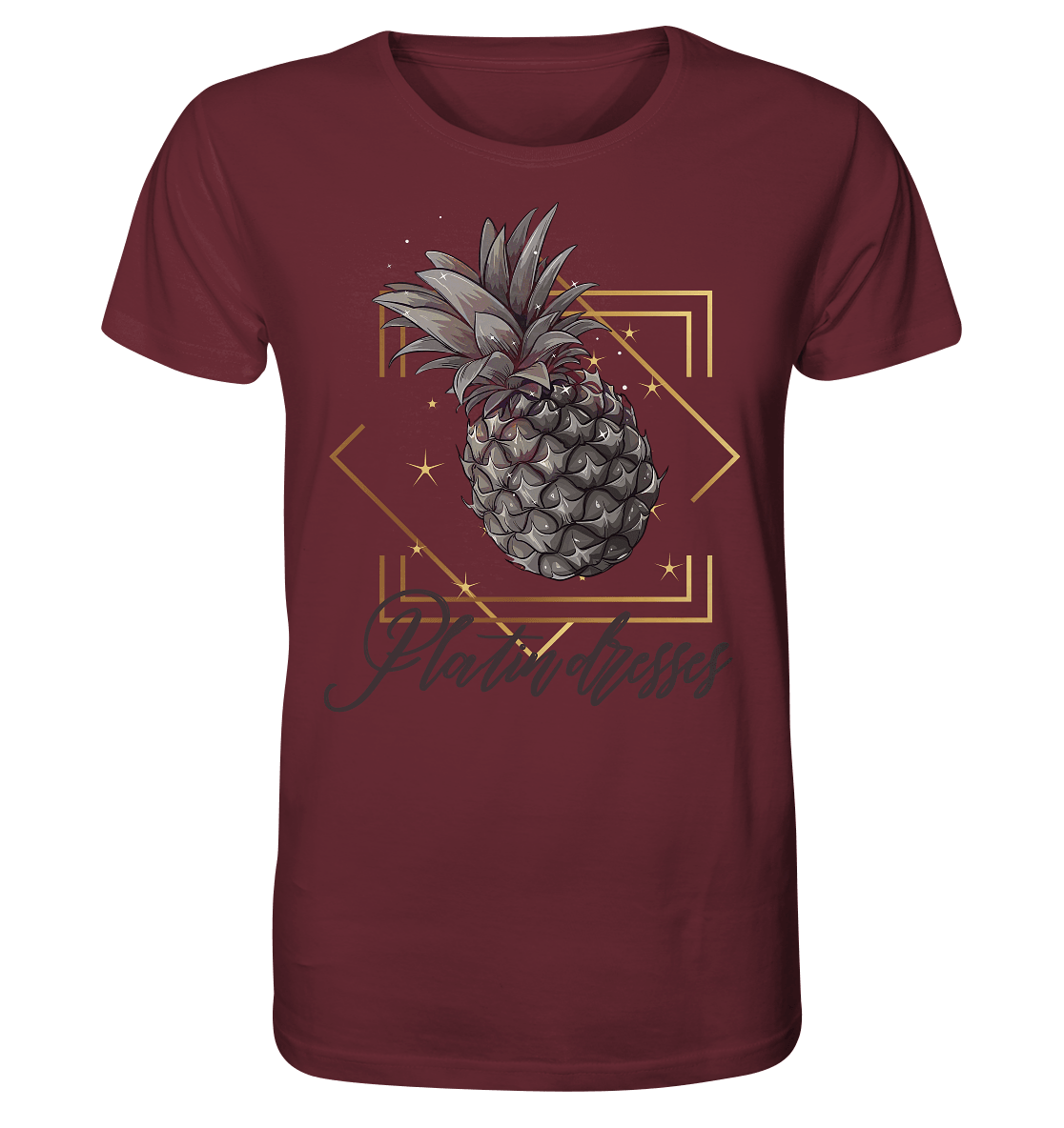 Platin Ananas - Organic Basic Shirt - ArtfulShenwyn