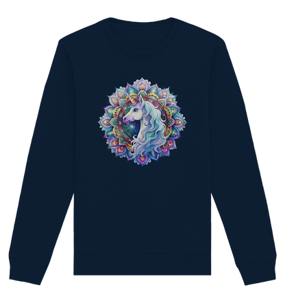 Einhorn Mandala - Organic Basic Unisex Sweatshirt