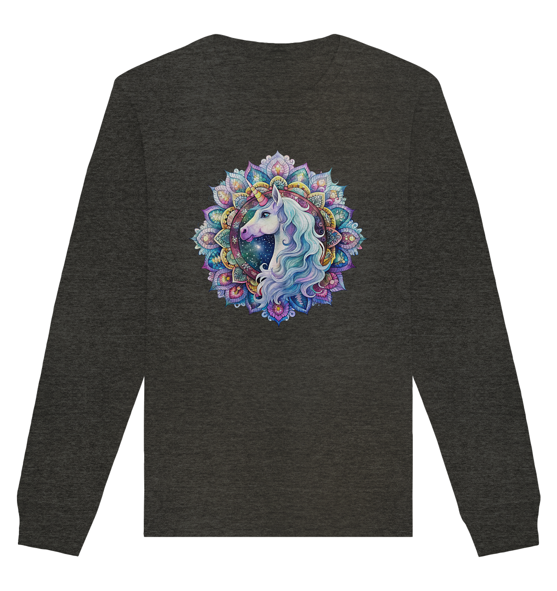 Einhorn Mandala - Organic Basic Unisex Sweatshirt