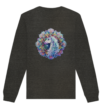 Einhorn Mandala - Organic Basic Unisex Sweatshirt