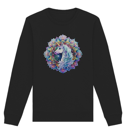 Einhorn Mandala - Organic Basic Unisex Sweatshirt