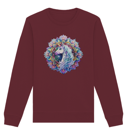 Einhorn Mandala - Organic Basic Unisex Sweatshirt