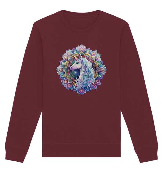 Einhorn Mandala - Organic Basic Unisex Sweatshirt