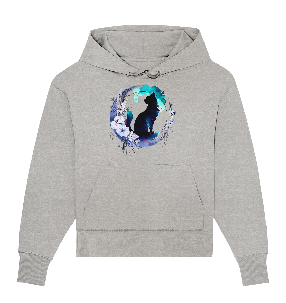 Moon Cat - Organic Oversize Hoodie