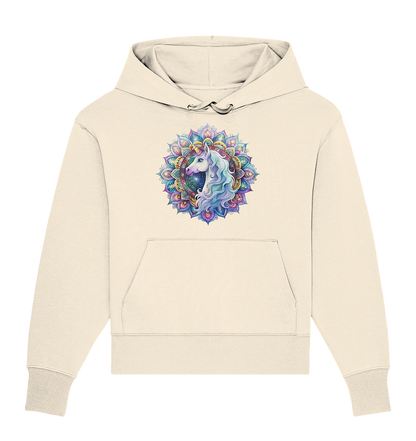 Einhorn Mandala - Organic Oversize Hoodie