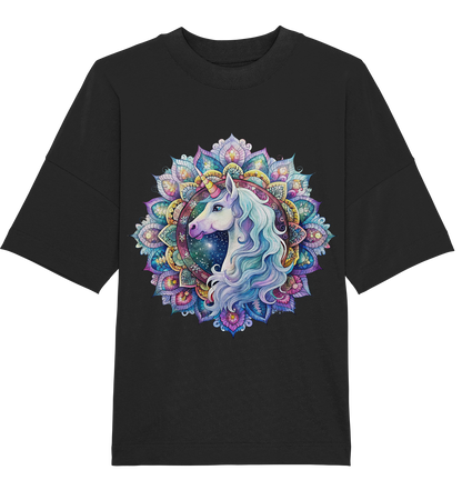 Einhorn Mandala - Organic Oversize Shirt