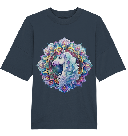 Einhorn Mandala - Organic Oversize Shirt