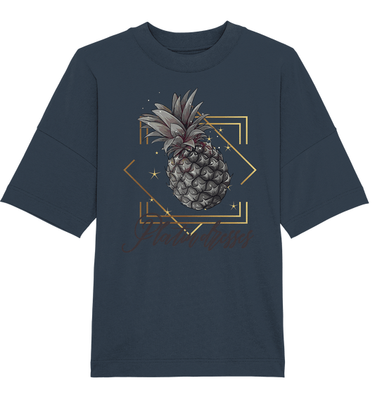 Platin Ananas - Organic Oversize Shirt - ArtfulShenwyn