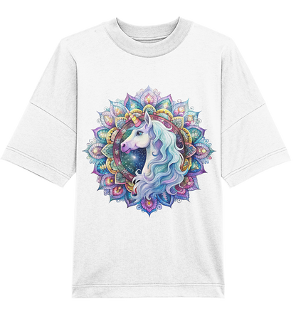 Einhorn Mandala - Organic Oversize Shirt