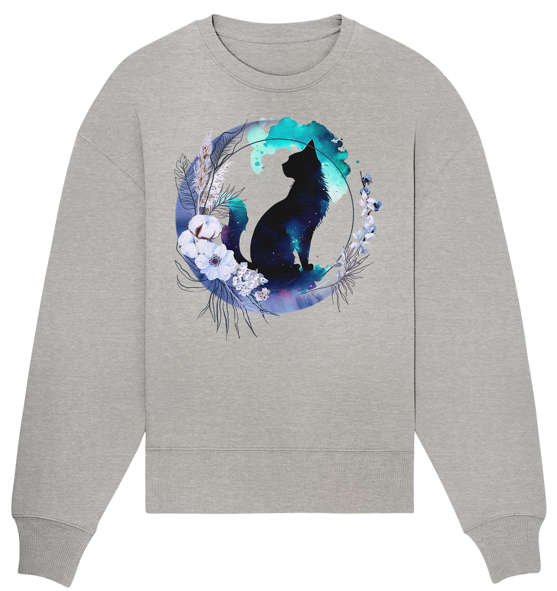 Moon Cat - Organic Oversize Sweatshirt