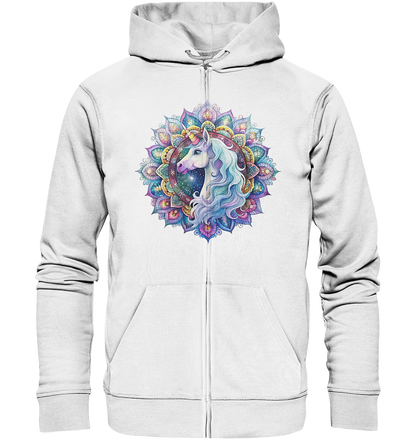 Einhorn Mandala - Organic Zipper