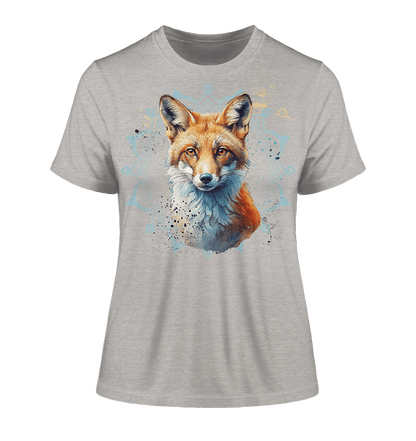 Fuchs Mandala - Fitted Ladies Organic Shirt - ArtfulShenwyn