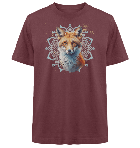 Fuchs Mandala - Heavy Oversized Organic Shirt - ArtfulShenwyn