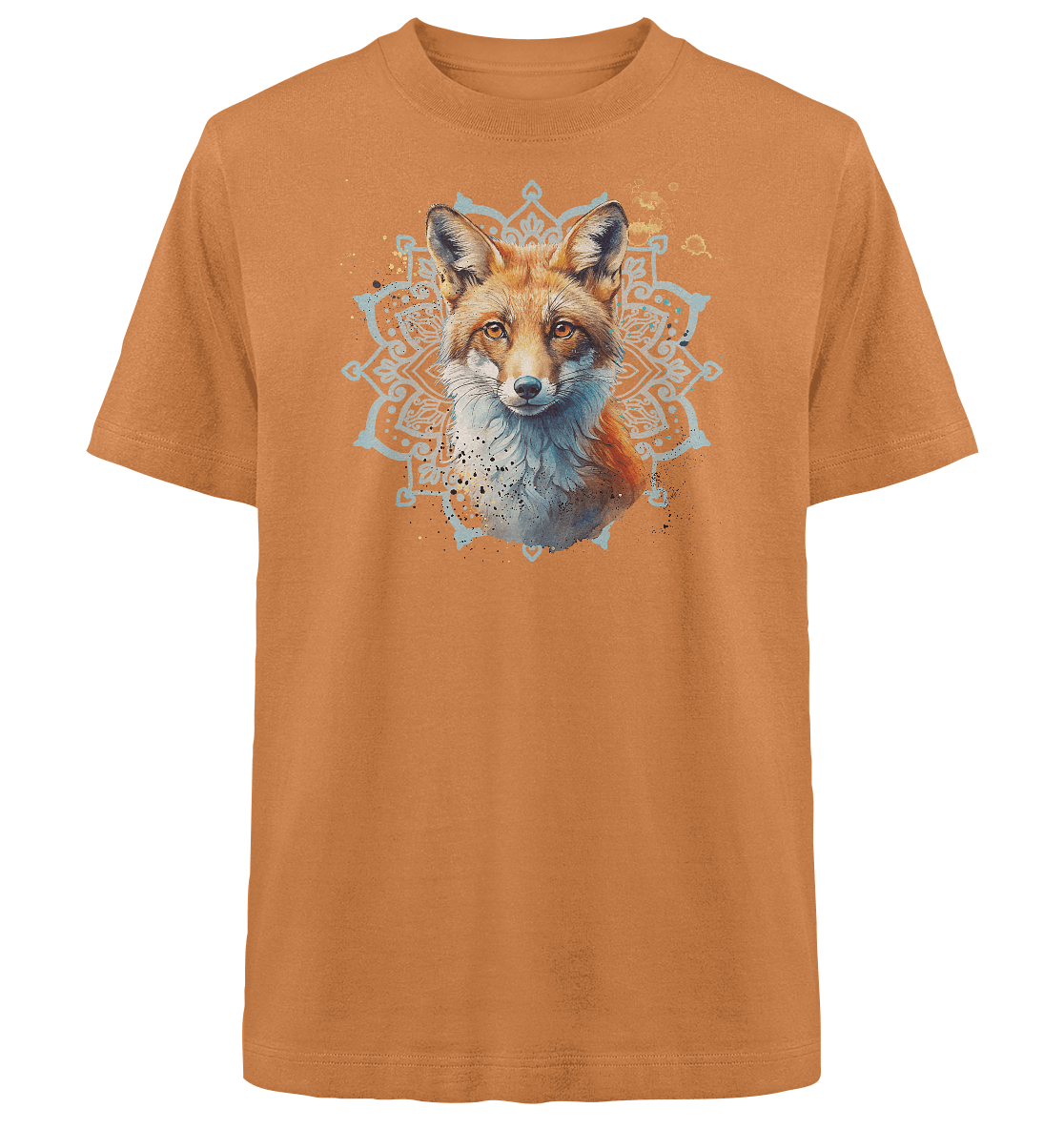 Fuchs Mandala - Heavy Oversized Organic Shirt - ArtfulShenwyn