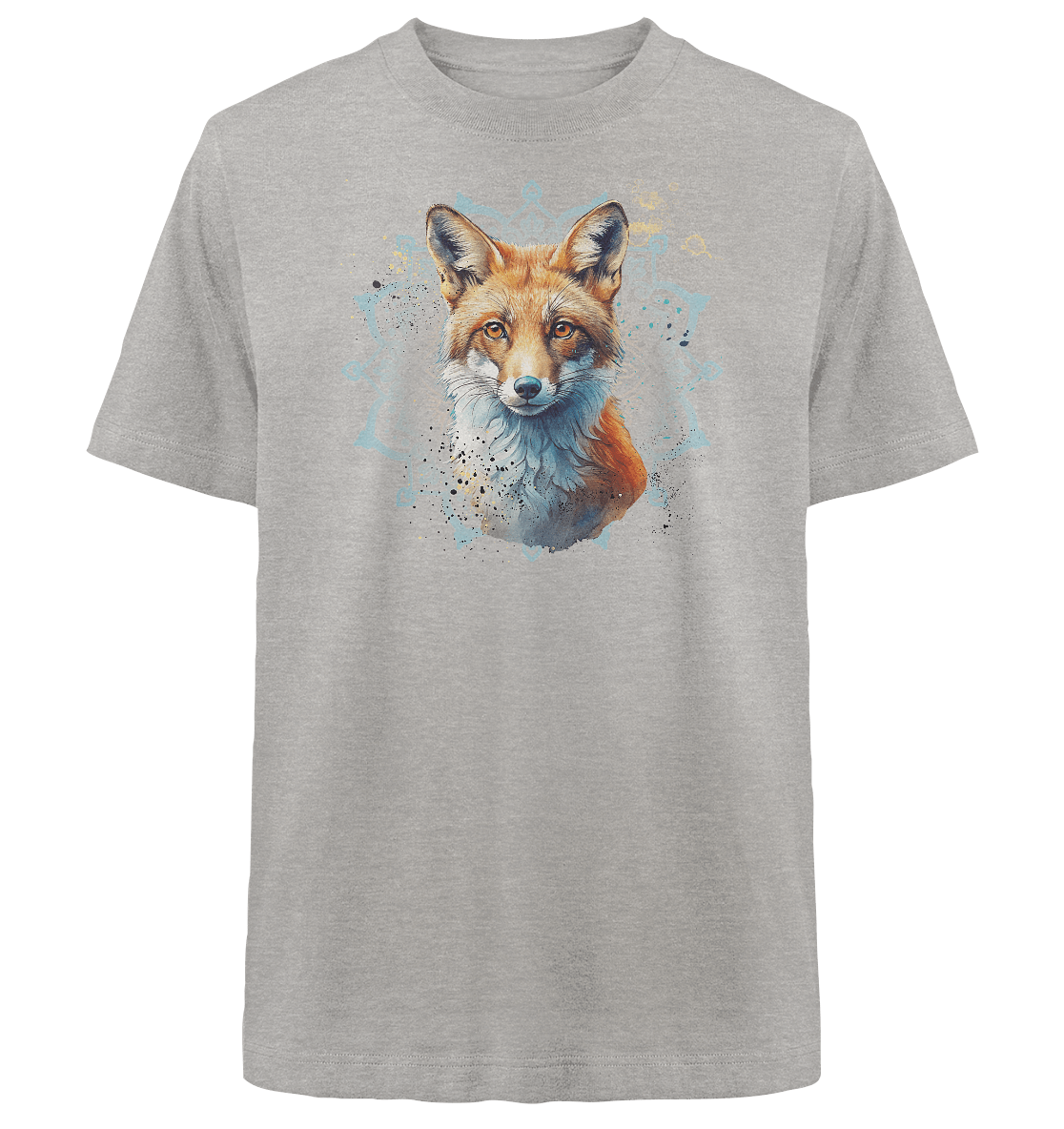 Fuchs Mandala - Heavy Oversized Organic Shirt - ArtfulShenwyn