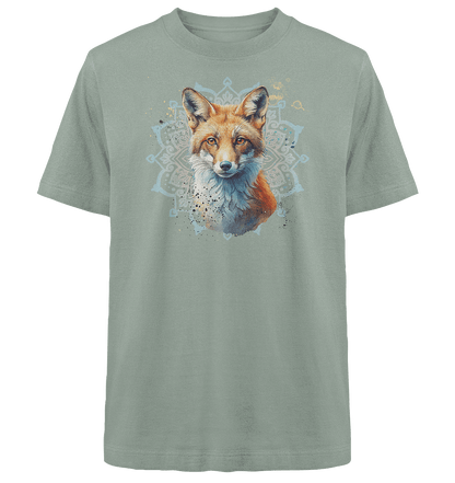 Fuchs Mandala - Heavy Oversized Organic Shirt - ArtfulShenwyn