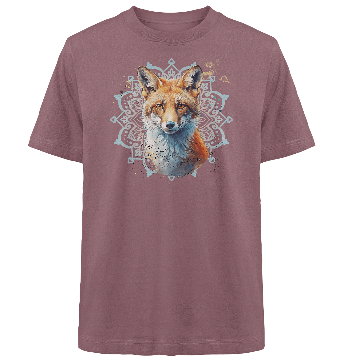 Fuchs Mandala - Heavy Oversized Organic Shirt - ArtfulShenwyn