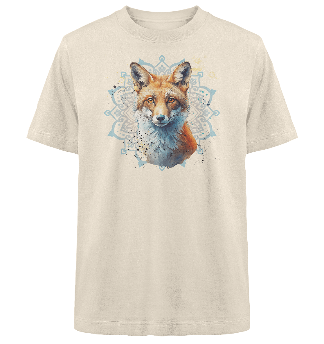 Fuchs Mandala - Heavy Oversized Organic Shirt - ArtfulShenwyn