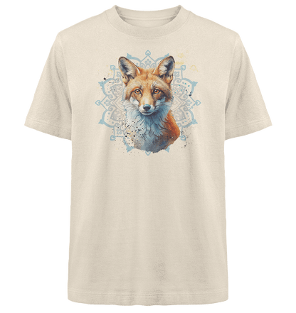 Fuchs Mandala - Heavy Oversized Organic Shirt - ArtfulShenwyn