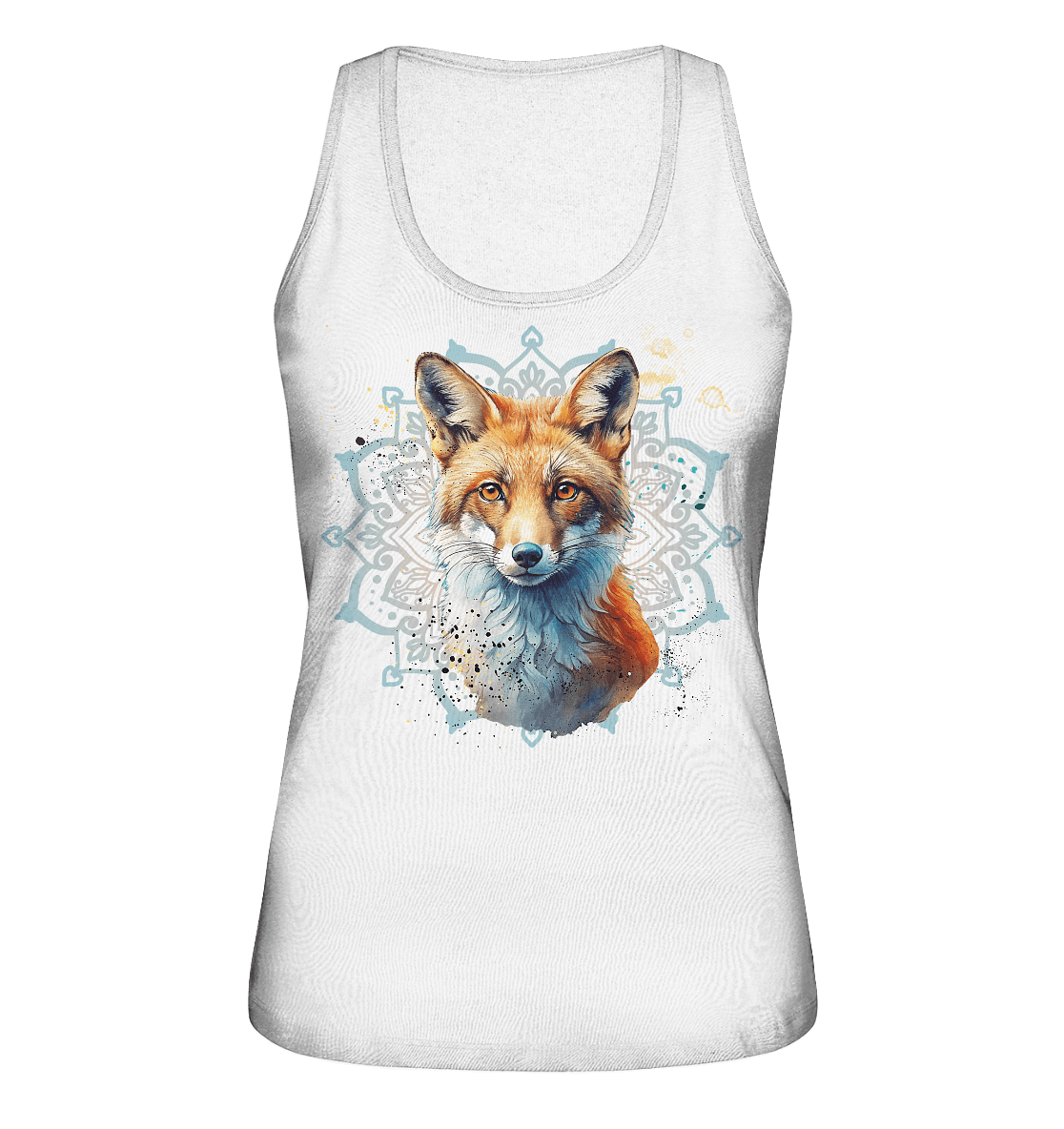 Fuchs Mandala - Ladies Organic Tank-Top - ArtfulShenwyn