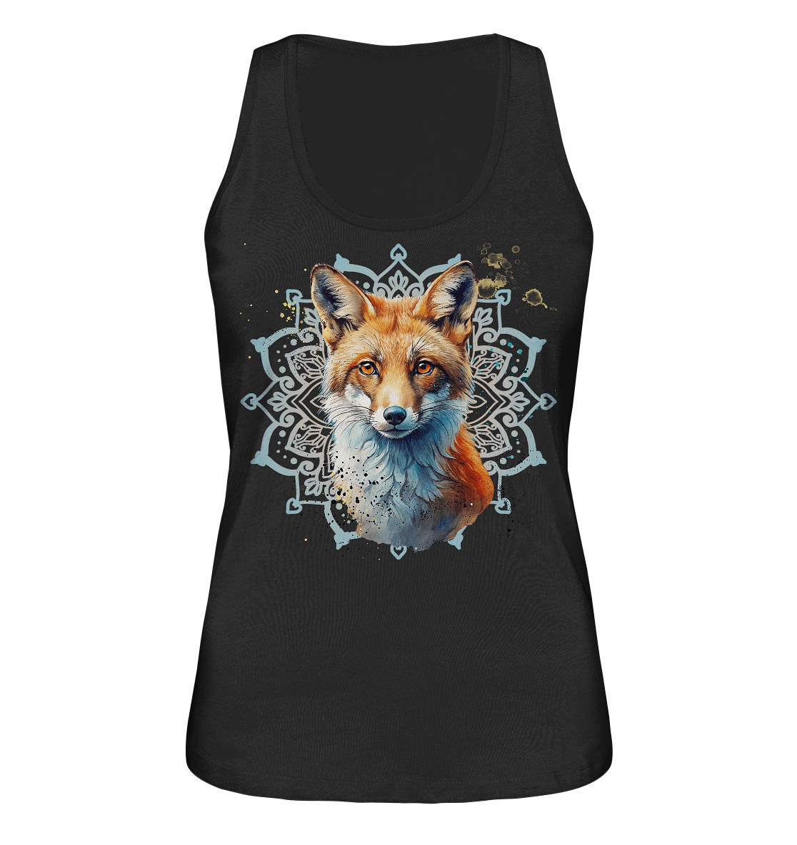 Fuchs Mandala - Ladies Organic Tank-Top - ArtfulShenwyn