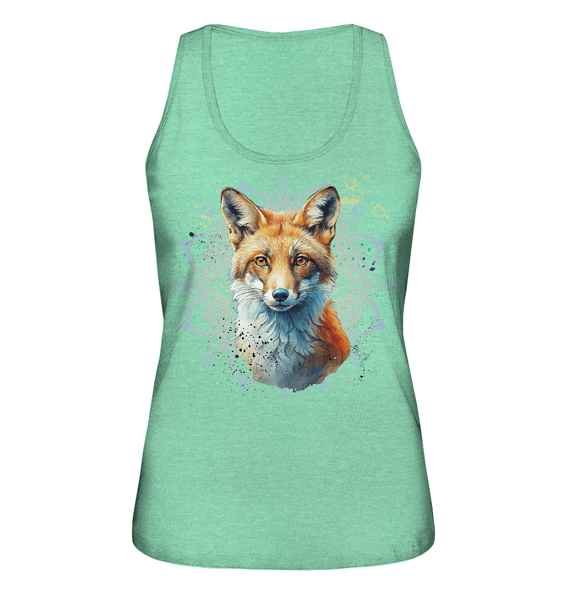 Fuchs Mandala - Ladies Organic Tank-Top - ArtfulShenwyn