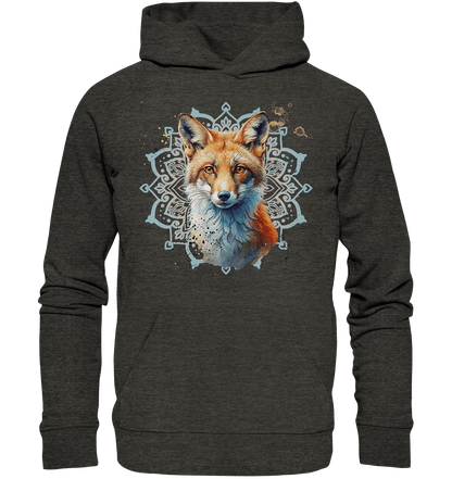 Fuchs Mandala - Organic Basic Hoodie - ArtfulShenwyn