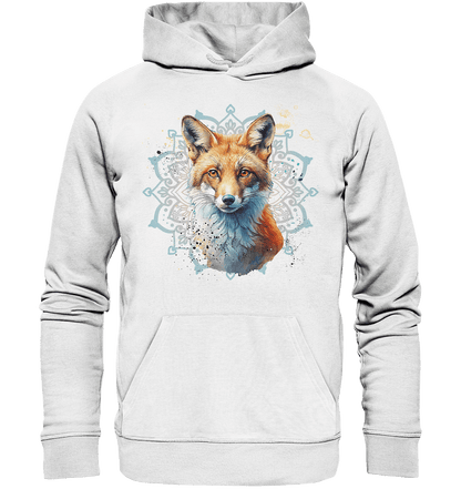 Fuchs Mandala - Organic Basic Hoodie - ArtfulShenwyn