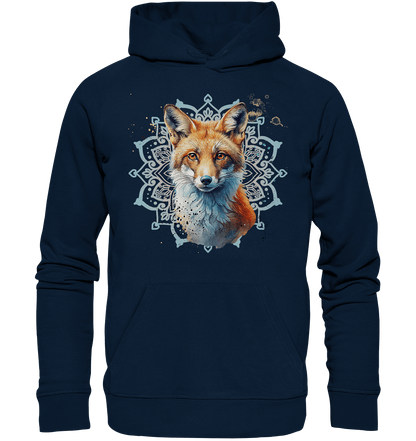 Fuchs Mandala - Organic Basic Hoodie - ArtfulShenwyn