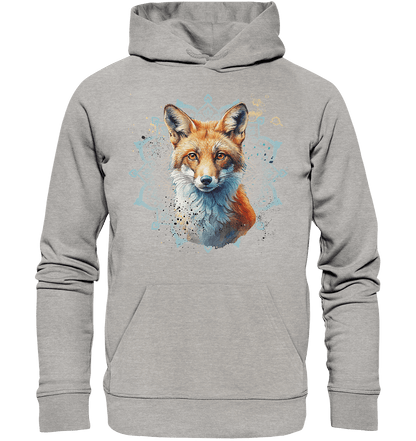 Fuchs Mandala - Organic Basic Hoodie - ArtfulShenwyn