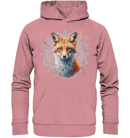 Fuchs Mandala - Organic Basic Hoodie - ArtfulShenwyn