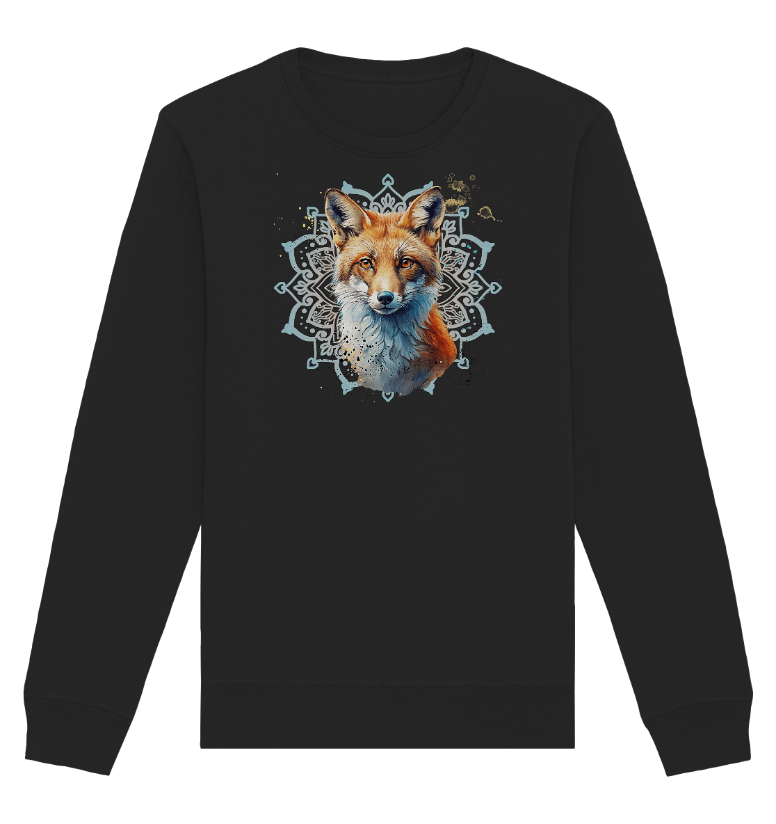 Fuchs Mandala - Organic Basic Unisex Sweatshirt - ArtfulShenwyn