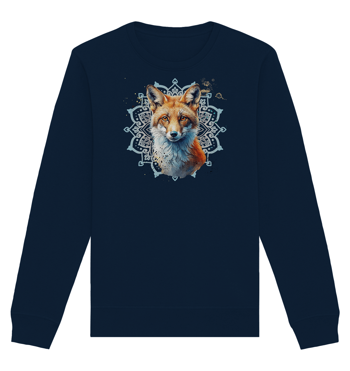 Fuchs Mandala - Organic Basic Unisex Sweatshirt - ArtfulShenwyn