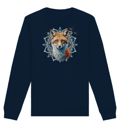 Fuchs Mandala - Organic Basic Unisex Sweatshirt - ArtfulShenwyn