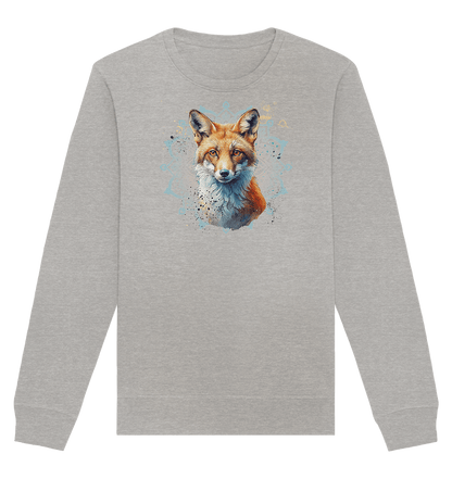 Fuchs Mandala - Organic Basic Unisex Sweatshirt - ArtfulShenwyn