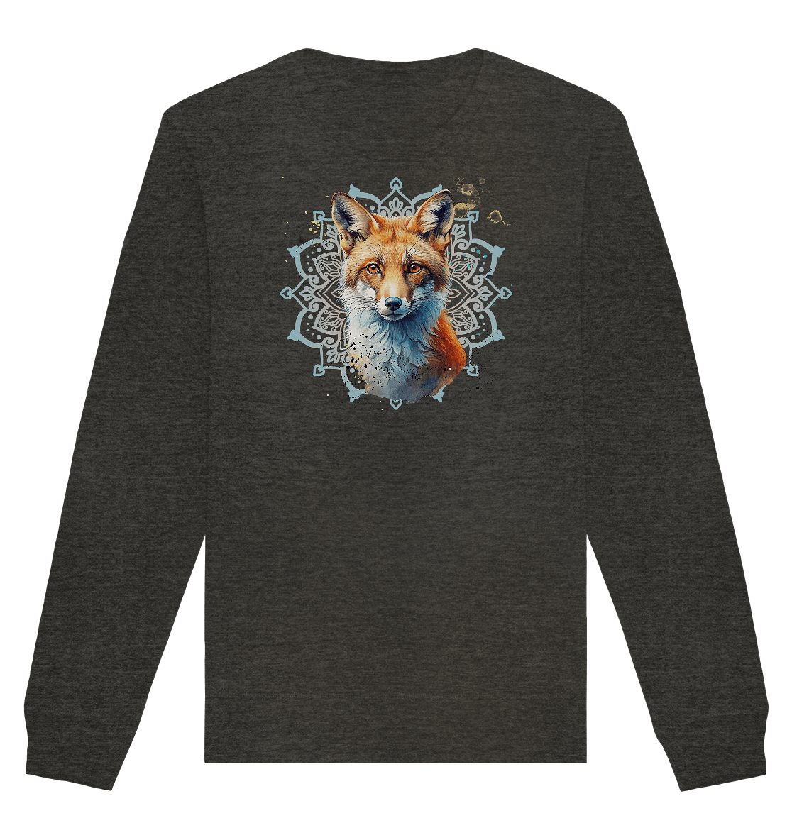 Fuchs Mandala - Organic Basic Unisex Sweatshirt - ArtfulShenwyn