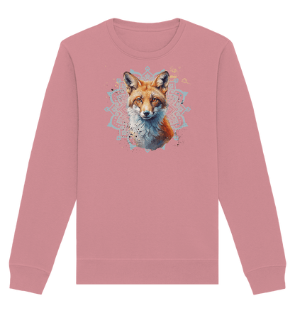 Fuchs Mandala - Organic Basic Unisex Sweatshirt - ArtfulShenwyn