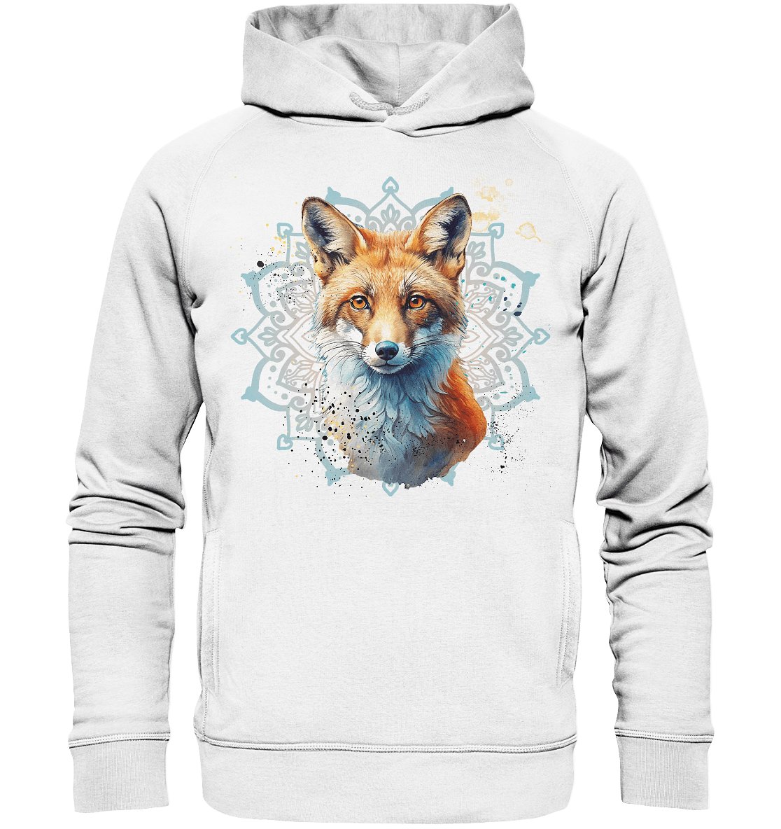 Fuchs Mandala - Organic Fashion Hoodie - ArtfulShenwyn