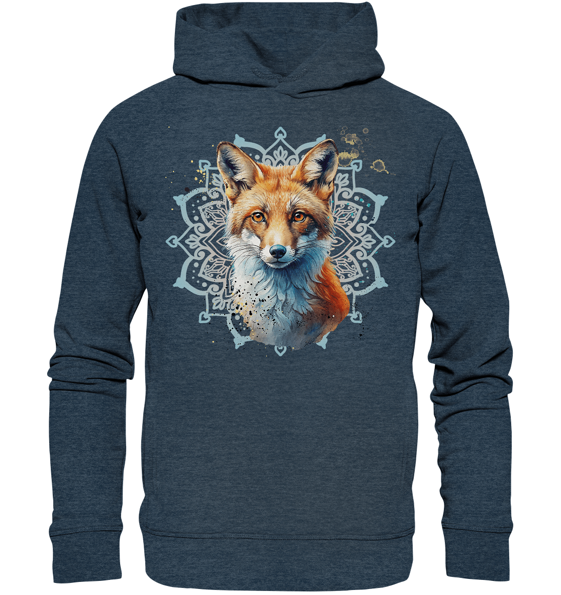 Fuchs Mandala - Organic Fashion Hoodie - ArtfulShenwyn