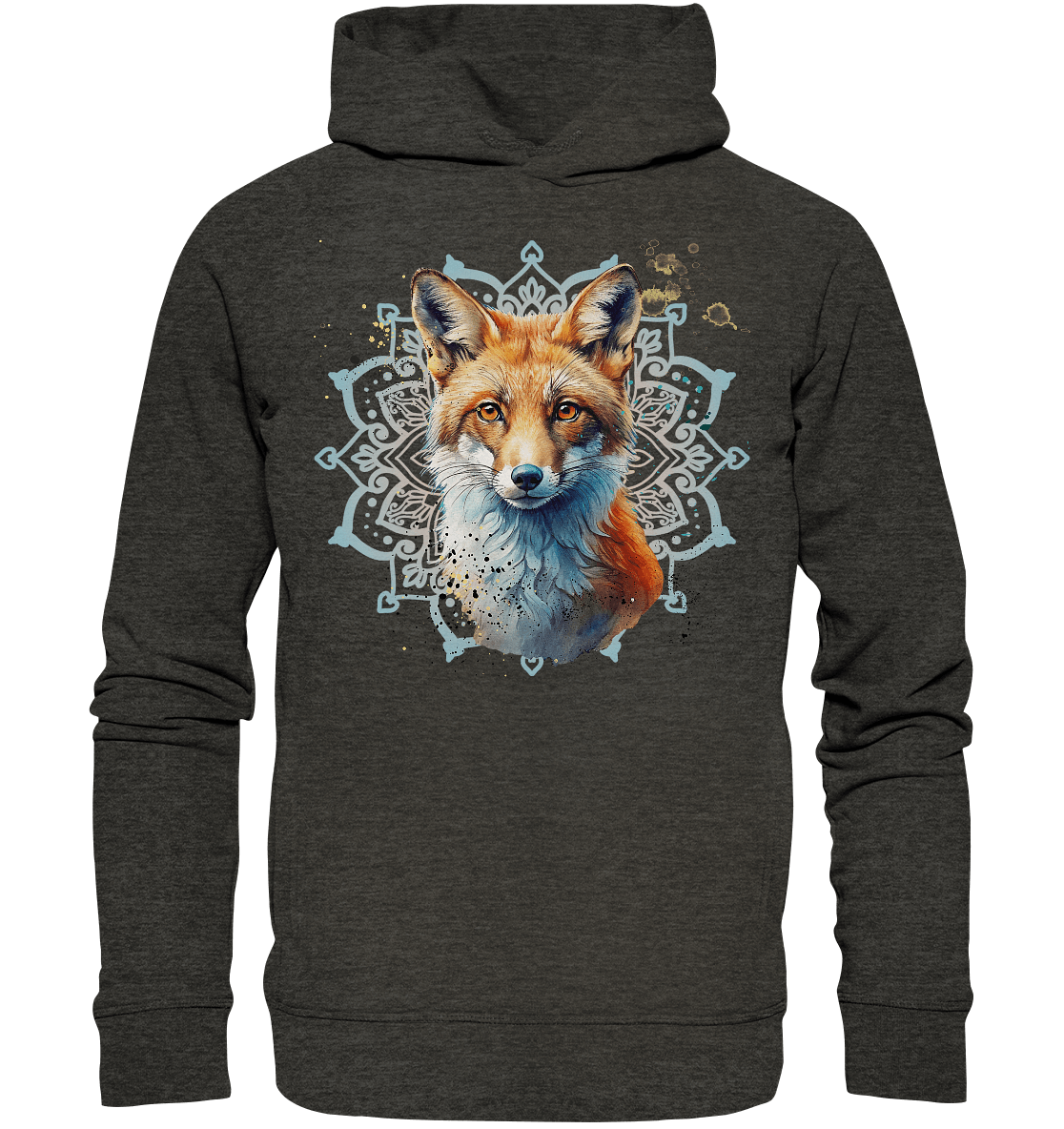 Fuchs Mandala - Organic Fashion Hoodie - ArtfulShenwyn