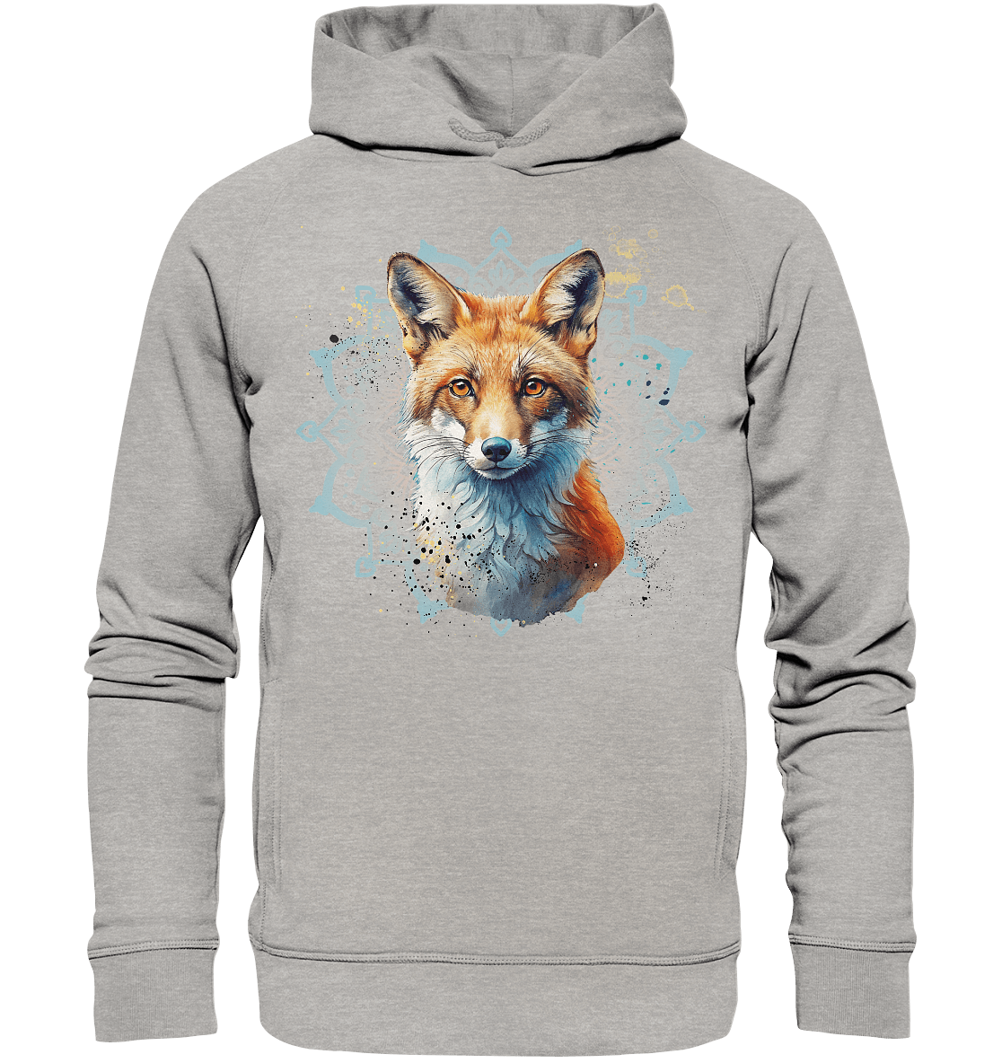 Fuchs Mandala - Organic Fashion Hoodie - ArtfulShenwyn