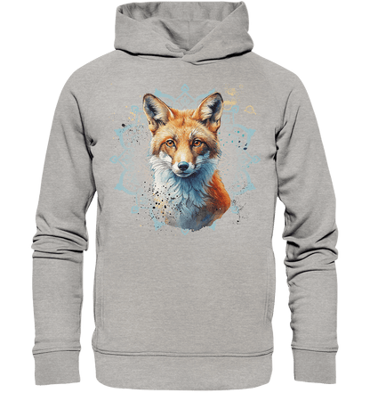 Fuchs Mandala - Organic Fashion Hoodie - ArtfulShenwyn