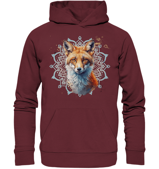 Fuchs Mandala - Organic Hoodie - ArtfulShenwyn