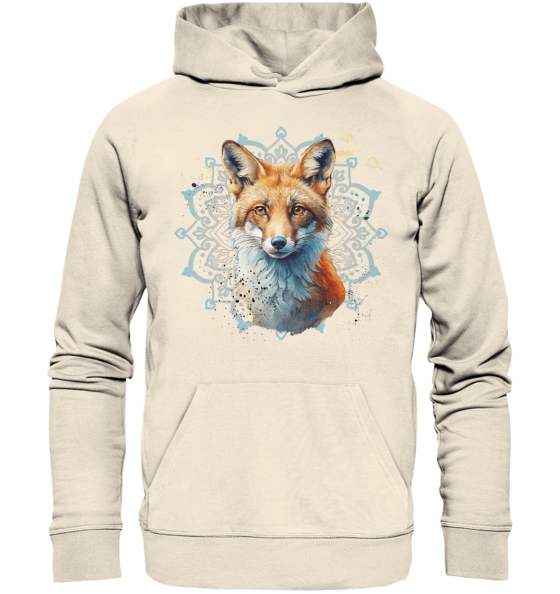 Fuchs Mandala - Organic Hoodie - ArtfulShenwyn