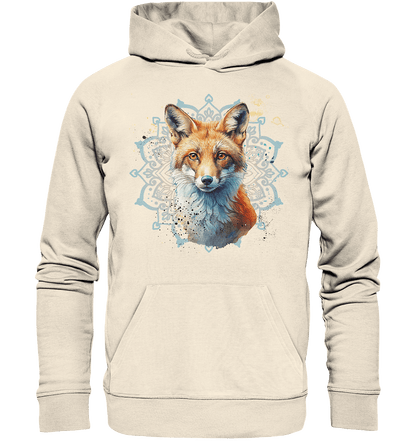 Fuchs Mandala - Organic Hoodie - ArtfulShenwyn