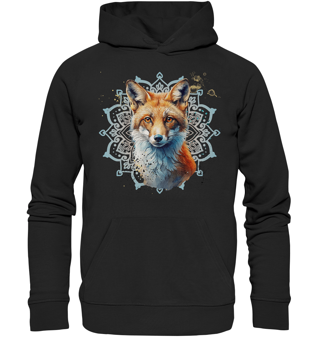 Fuchs Mandala - Organic Hoodie - ArtfulShenwyn