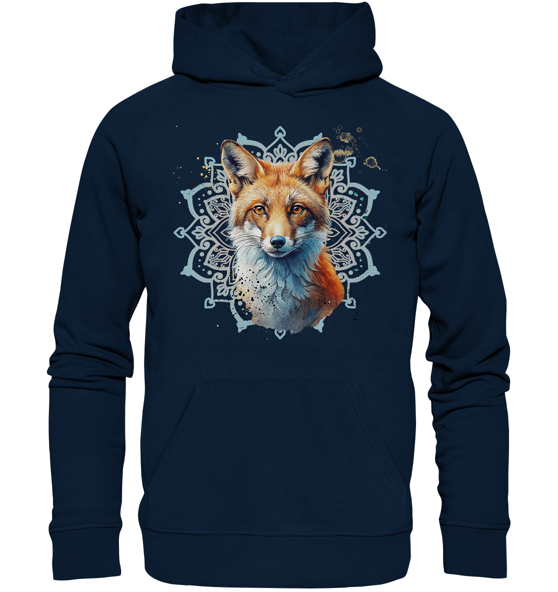 Fuchs Mandala - Organic Hoodie - ArtfulShenwyn