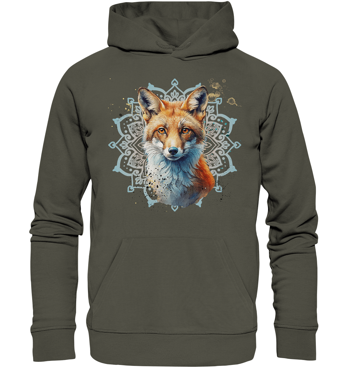 Fuchs Mandala - Organic Hoodie - ArtfulShenwyn