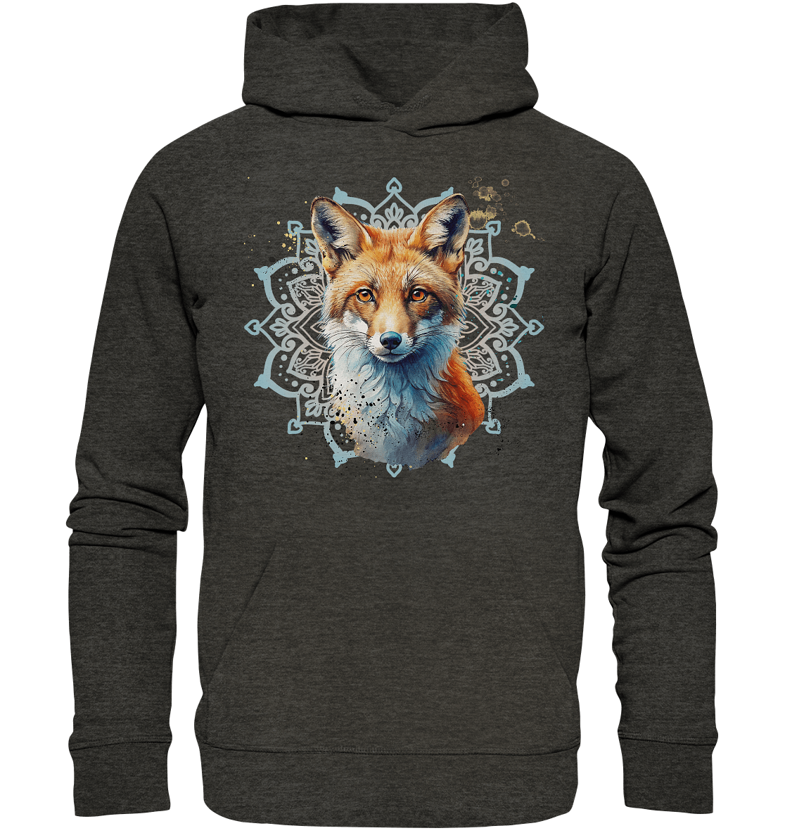 Fuchs Mandala - Organic Hoodie - ArtfulShenwyn