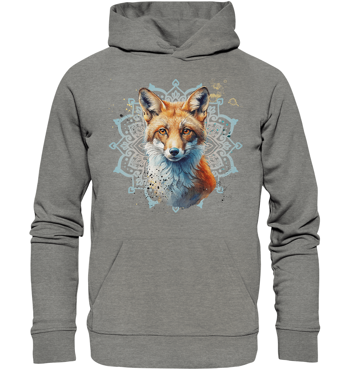 Fuchs Mandala - Organic Hoodie - ArtfulShenwyn